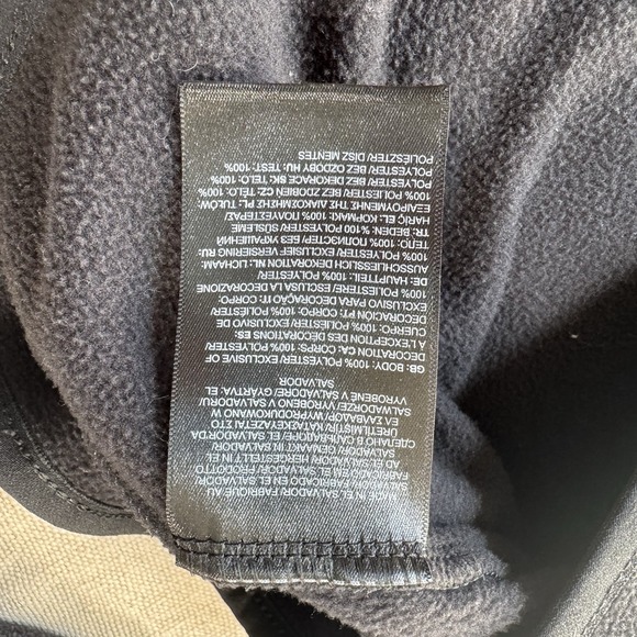 The North Face Mens XL Black Micro Fleece 1/4 Zip Pullover Jacket - Picture 6 of 11